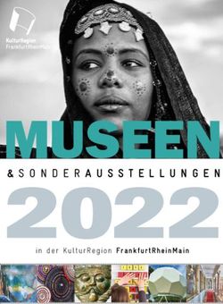 IN DER KULTURREGION FRANKFURTRHEINMAIN