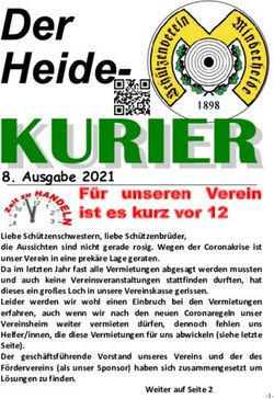 Ausgabe 2021 - SV Minderheide