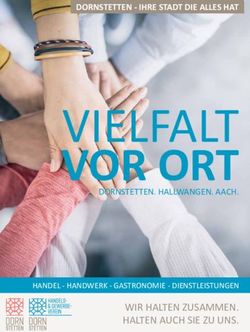 VIELFALT VOR ORT - WIR HALTEN ZUSAMMEN. HALTEN AUCH SIE ZU UNS - DORNSTETTEN - IHRE STADT DIE ALLES HAT - pop-up