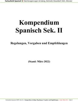 Kompendium Spanisch Sek. II - Regelungen, Vorgaben und Empfehlungen (Stand: März 2022)