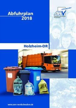 Abfuhrplan 2018 Holzheim-DR - AWV Nordschwaben