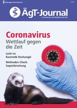 Coronavirus Wettlauf gegen die Zeit Licht im Kosmetik-Dschungel - Methoden-Check: Sepsisforschung - &Auml;rzte gegen Tierversuche