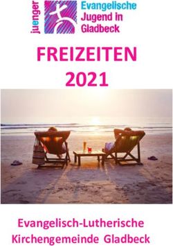 FREIZEITEN 2021 - Evangelisch-Lutherische Kirchengemeinde Gladbeck - Evangelischer Kirchenkreis Gladbeck ...