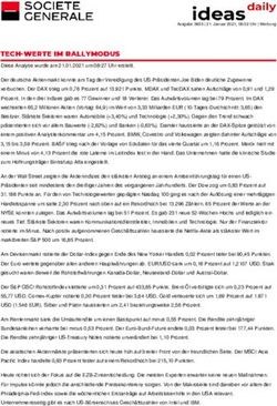 TECH-WERTE IM RALLYMODUS - Diese Analyse wurde am 21.01.2021 um 08:27 Uhr erstellt - ideas daily