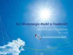 Der Windenergie-Markt in Frankreich - &Uuml;berblick und Perspektiven 07.11.2018 - Windenergietage