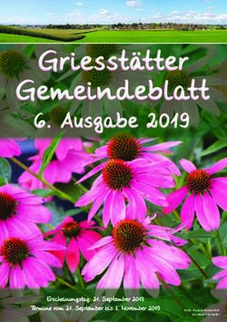 Erscheinungstag: 21. September 2019 Termine vom 21. September bis 3. November 2019 - Gemeinde Griesst&auml;tt