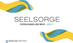 SEELSORGE FORTBILDUNGEN UND MEHR 2023 / 1 - Bistum Speyer