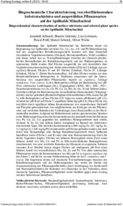 Biogeochemische Charakterisierung von oberfl&auml;chennahen Substratschichten und ausgew&auml;hlten Pflanzenarten auf der Sp&uuml;lhalde M&uuml;nzbachtal