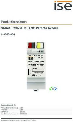 Produkthandbuch SMART CONNECT KNX Remote Access 1-0003-004