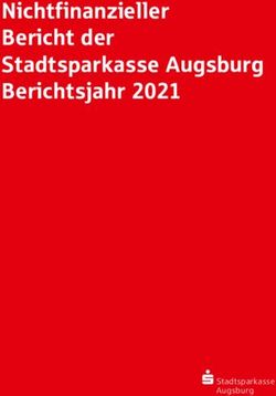 Nichtfinanzieller Bericht der Stadtsparkasse Augsburg Berichtsjahr 2021 - Stadtsparkasse