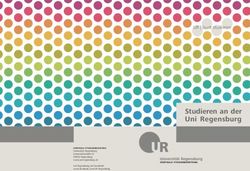 Studieren an der Uni Regensburg - UR | bunt studieren