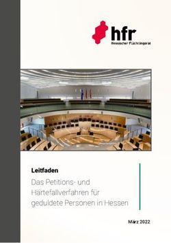 Das Petitions- und H&auml;rtefallverfahren f&uuml;r geduldete Personen in Hessen - Leitfaden - Das Petitions- und H&auml;rtefallverfahren f&uuml;r geduldete ...