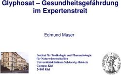 Glyphosat - Gesundheitsgef&auml;hrdung im Expertenstreit - Edmund Maser Institut f&uuml;r Toxikologie und Pharmakologie f&uuml;r Naturwissenschaftler ...