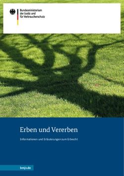 Erben und Vererben Informationen und Erl&auml;uterungen zum Erbrecht - BMJV