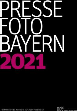 2021 Ein Wettbewerb des Bayerischen Journalisten-Verbandes e.V - Bayerischer Journalisten Verband