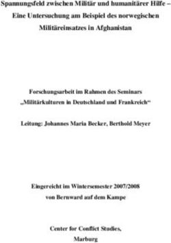 Spannungsfeld zwischen Milit&auml;r und humanit&auml;rer Hilfe - Eine Untersuchung am Beispiel des norwegischen Milit&auml;reinsatzes in Afghanistan