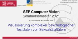 SEP Computer Vision Sommersemester 2021