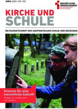 Erinnern für eine menschliche Zukunft - Projekte mit Schülerinnen und Schülern - DIE FACHZEITSCHRIFT DER HAUPTABTEILUNG SCHULE UND ERZIEHUNG ...
