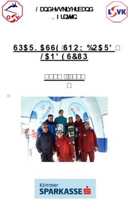 SPARKASSE SNOWBOARD LANDESCUP - 2017 / 2018 Landesskiverband K&auml;rnten - Landesskiverband ...