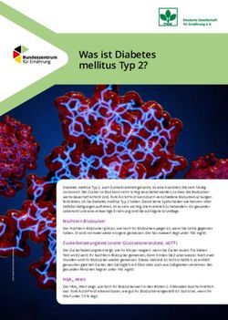Was ist Diabetes mellitus Typ 2? - DGE ...