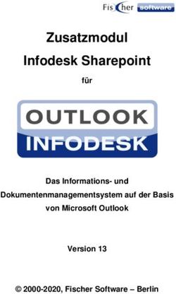 Zusatzmodul Infodesk Sharepoint - f&uuml;r - Das Informations- und Dokumentenmanagementsystem auf der Basis von Microsoft Outlook Version 13 ...