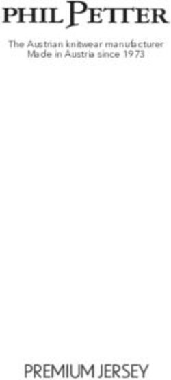 PREMIUM JERSEY - The Austrian knitwear manufacturer Made in Austria since 1973 - Phil Petter