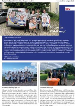 Mitten im Wahlkampf - Tankred Schipanski