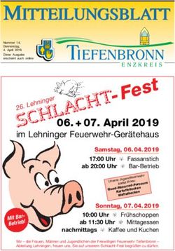 + 07. April 2019 im Lehninger Feuerwehr-Gerätehaus - Gemeinde Tiefenbronn