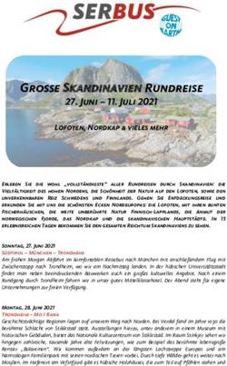 Gro&szlig;e Skandinavien Rundreise - Juni - 11. Juli 2021 - SERBUS