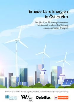 Erneuerbare Energien in Österreich - Der jährliche Stimmungsbarometer der österreichischen Bevölkerung zu erneuerbaren Energien - Deloitte