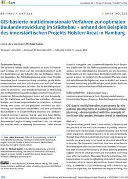 GIS-basierte multidimensionale Verfahren zur optimalen Baulandentwicklung im Städtebau - anhand des Beispiels des innerstädtischen Projekts ...