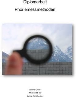 Diplomarbeit Phoriemessmethoden - Martina Gruber Mareike Hackl Carina Kendlbacher - HTL f&uuml;r Optometrie