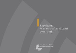 Expedition Wissenschaft und Kunst 2012 2018 - Hanse ...