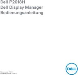 Dell P2018H Dell Display Manager Bedienungsanleitung