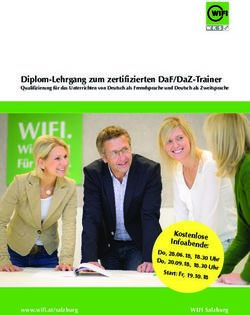 DIPLOM-LEHRGANG ZUM ZERTIFIZIERTEN DAF/DAZ-TRAINER - WIFI SALZBURG