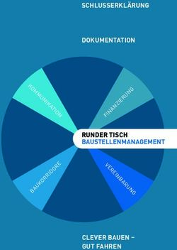 SCHLUSSERKL&Auml;RUNG DOKUMENTATION - RUNDER TISCH BAUSTELLENMANAGEMENT - CLEVER BAUEN - GUT FAHREN - Mofair eV