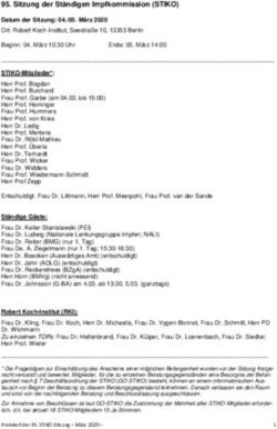 Sitzung der Ständigen Impfkommission (STIKO) - RKI