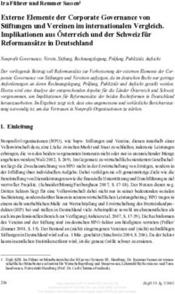 Externe Elemente der Corporate Governance von Stiftungen und Vereinen im internationalen Vergleich. Implikationen aus &Ouml;sterreich und der Schweiz ...