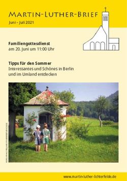 Familiengottesdienst am 20. Juni um 11:00 Uhr Tipps f&uuml;r den Sommer Interessantes und Sch&ouml;nes in Berlin und im Umland entdecken