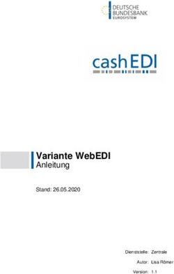 Variante WebEDI Anleitung - Stand: 26.05.2020 - Deutsche Bundesbank