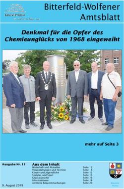 Bitterfeld-Wolfener Amtsblatt - Stadt Bitterfeld-Wolfen