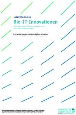 Bio-IT-Innovationen Konvergenz von Biowissenschaften und Informationstechnologien - Hightech-Forum