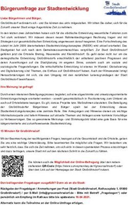 B&uuml;rgerumfrage zur Stadtentwicklung - Gro&szlig;r&ouml;hrsdorf