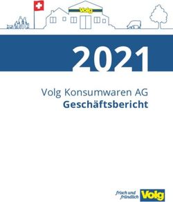 2021 Volg Konsumwaren AG - Gesch&auml;ftsbericht