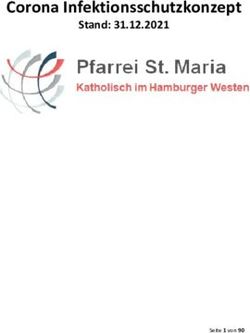 Corona Infektionsschutzkonzept - Stand: 31.12.2021 - Seite 1 von 90 - Pastoraler Raum im ...