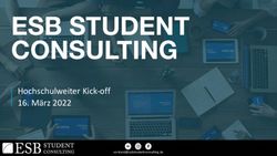 ESB STUDENT CONSULTING - Hochschulweiter Kick-off 16. M&auml;rz 2022 - ESB Student ...