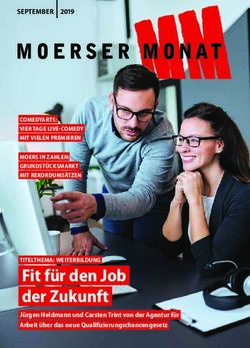 Fit für den Job der Zukunft - Moerser Monat