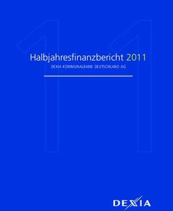HALBJAHRESFINANZBERICHT 2011 - DEXIA KOMMUNALBANK DEUTSCHLAND AG - WERTPAPIER FORUM