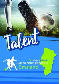 Das Magazin &uuml;ber das - Ausgabe 2018 19 - Hartwig 3c