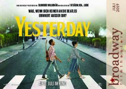 AB 11. JULI IM KINO WAS, WENN SICH KEINER AN DIE BEATLES ERINNERT AUSSER DIR? - Broadway Trier